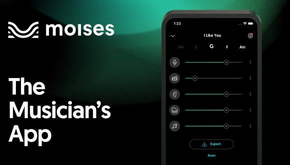 La app del Músico: crea tus propias canciones con inteligencia artificial en esta plataforma. (Foto: Moises)
