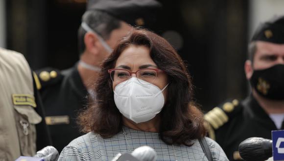 Violeta Bermúdez se reúne con las bancadas del Congreso días antes de que se vote la confianza a su Gabinete. (Foto: Anthony Niño de Guzmán)