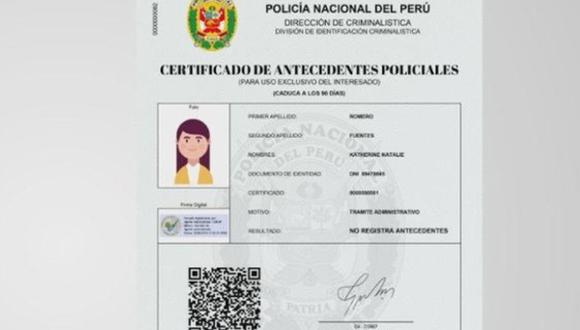 Te contamos cómo obtener el certificado de antecedentes policiales. (Foto: Trome)