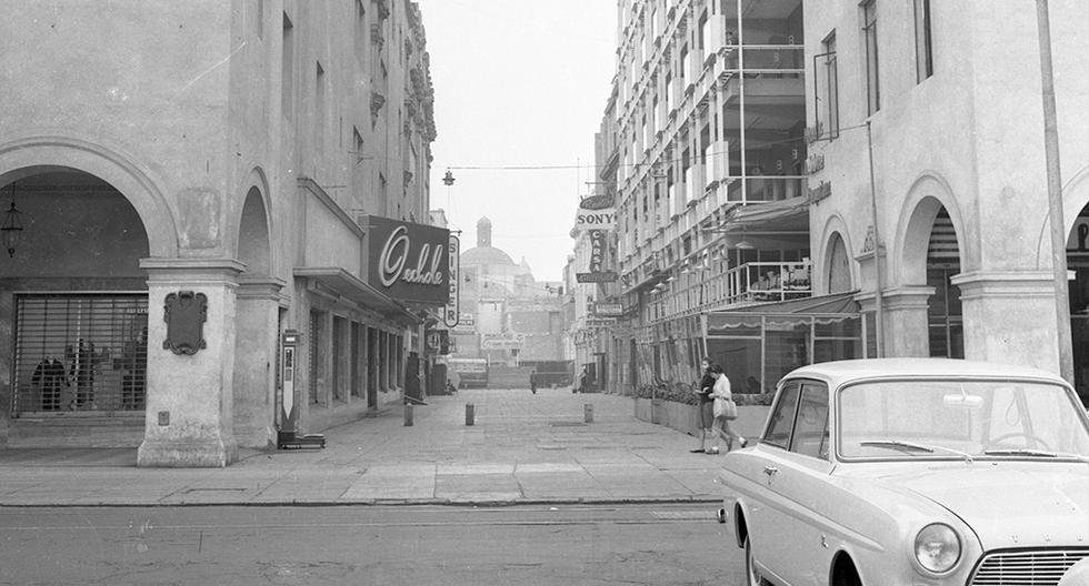 Así lucía el pasaje Olaya en 1961. Foto: GEC Archivo Histórico