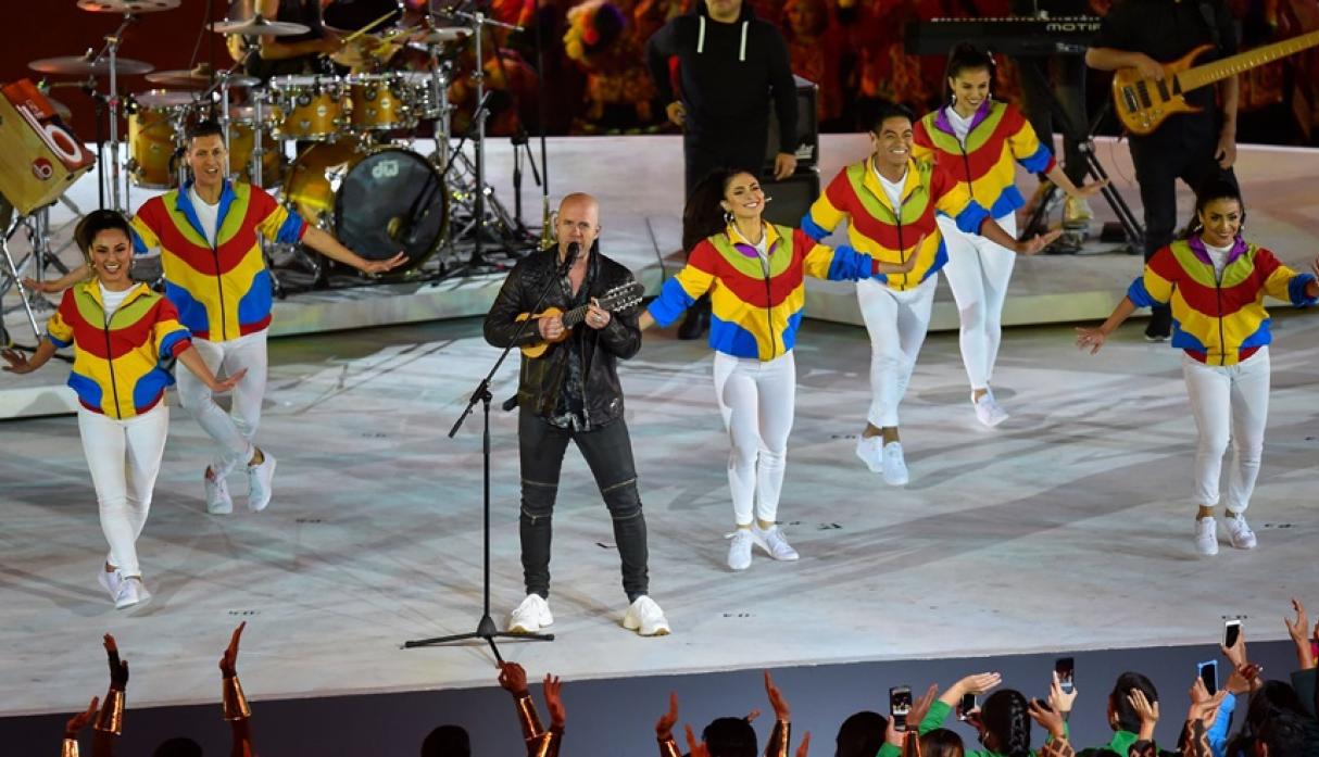 Gian Marco fue el encargado de cerrar la ceremonia de clausura de los Juegos Panamericanos 2019. (Foto: AFP)
