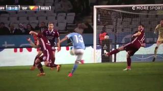 Yoshimar Yotún anotó este golazo para triunfo agónico del Malmö