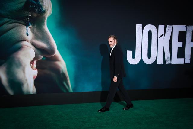 Joaquin Phoenix el día del estreno del Joker en Estados Unidos, en octubre de este año. Foto: AP