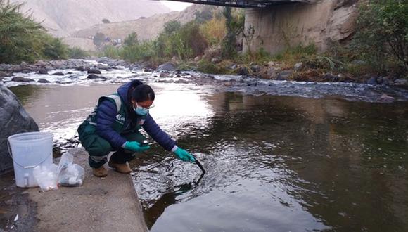ANA realiza la atención de emergencia ambiental por derrame de concentrado de zinc. Foto: Midagri