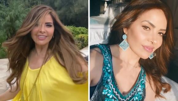 Gloria Trevi contó el "gracioso" momento que pasó cuando estaba grabando un clavado en la piscina de su casa. (@gloriatrevi).