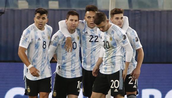 Argentina enfrentará en cuartos de final a Ecuador, tras quedar primera en el Grupo A de la Copa América (Foto: AFP)