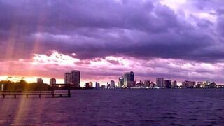 Huracán Dorian: ¿por qué el cielo se pintó de púrpura en Florida?