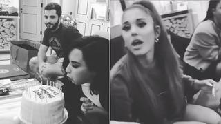 Demi Lovato celebró su cumpleaños junto a Ariana Grande y más amigos