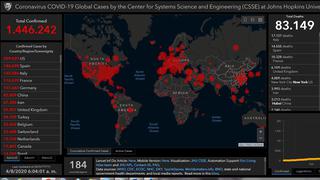 El mapa del coronavirus en el mundo en tiempo real hoy miércoles 8 de abril: contagiados y muertos 