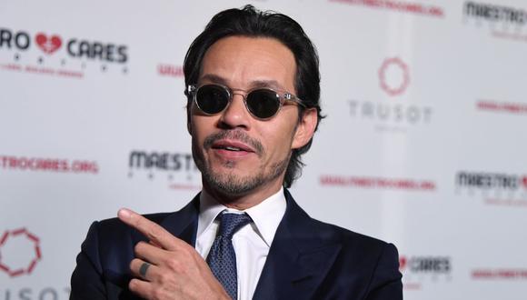 Marc Anthony dio la bienvenida al nuevo integrante de su familia a través de sus redes sociales. (Foto: Angela Weiss / AFP)