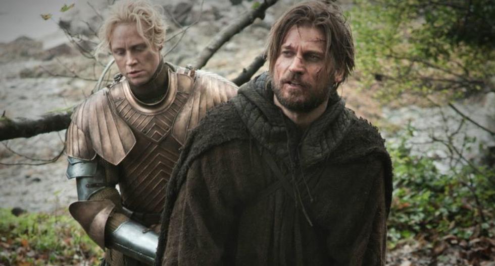 Gwendoline Christie es Brienne de Tarth y Nikolaj Coster-Waldau es Jaime Lannister en 'Game of Thrones' (Foto: HBO)