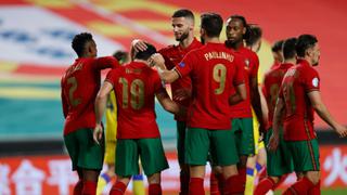 Portugal aplastó 7-0 a Andorra con gol de Cristiano Ronaldo en partido amistoso de fecha FIFA en Lisboa 