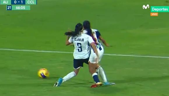 La árbitra no pitó el claro penal a favor de Alianza Lima, que pudo darle el empate ante Colo Colo.