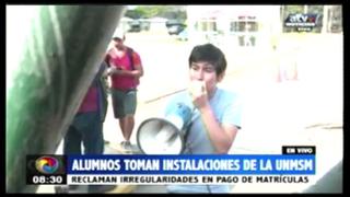 San Marcos: alumnos toman instalaciones de la universidad