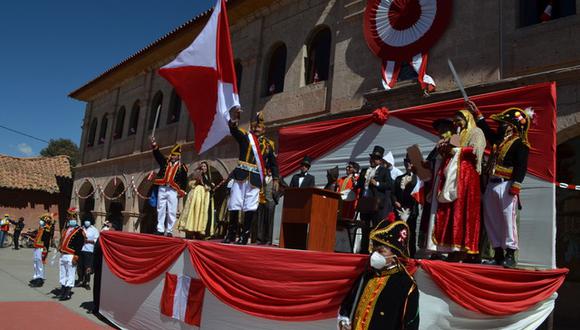 Actividad se realizó en marco del Bicentenario del Perú. (Foto: Carlos Fernández)