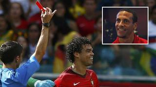 Pepe y su expulsión: Ferdinand insultó al luso en Twitter