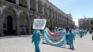 Así se desarrolla el paro de 48 horas acatado por médicos del Minsa al interior del país