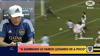 Miguel Ángel Russo anunció la fecha tentativa del debut de Carlos Zambrano en Boca Juniors | VIDEO
