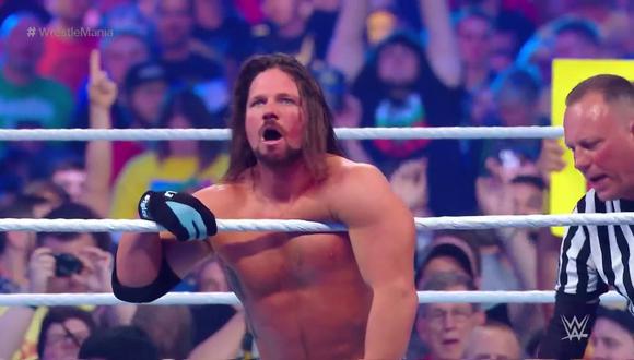 Wrestlemania 34 enfrentó a dos de los luchadores más técnicos de la empresa. AJ Styles derrotó al japonés, y este último tuvo una pésima reacción. (Foto: WWE)