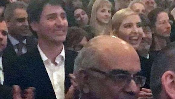 Ivanka Trump y Justin Trudeau, juntos en musical de Broadway