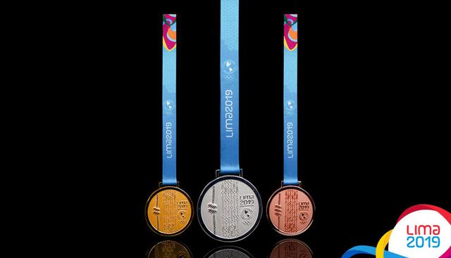 Se presentaron las medallas para los Juegos Panamericanos Lima 2019. (Foto: Twitter Lima 2019)