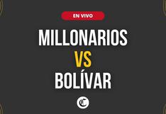 Millonarios vs. Bolívar en vivo por Copa Libertadores: a qué hora juegan, canal TV y dónde ver transmisión