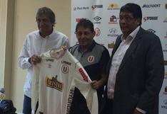Universitario presentó a Roberto Challe como nuevo entrenador 