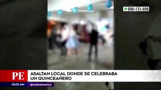 SJL: asalto a fiesta de quinceaños deja dos personas heridas | VIDEO