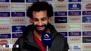 Salah solo atinó a reírse cuando fue consultado por Messi y el Balón de Oro | VIDEO