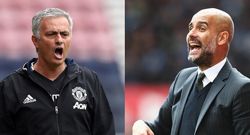 José Mourinho y Pep Guardiola se verán las caras en la Premier League. (Foto: Getty Images)