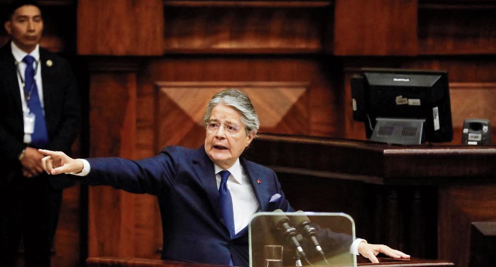 “Ecuador tiene la necesidad de un nuevo pacto político y social”, dijo Guillermo Lasso durante su mensaje a la nación con el que anunció la disolución del Parlamento de Ecuador. (Foto: Reuters)