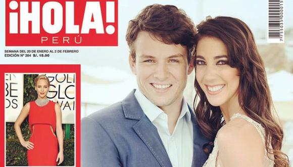 Chiara Pinasco presentó a su esposo en revista "¡Hola! Perú"