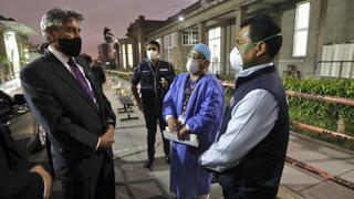 Francisco Sagasti visitó a los heridos que dejó Segunda Marcha Nacional en el Hospital Arzobispo Loayza