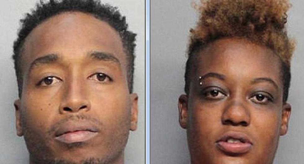 Timothy Lowe y Rashada Hurley fueron encarcelados por secuestro, robo de vehículos, robo y cargos sexuales. (Foto: Police Miami Dade County)