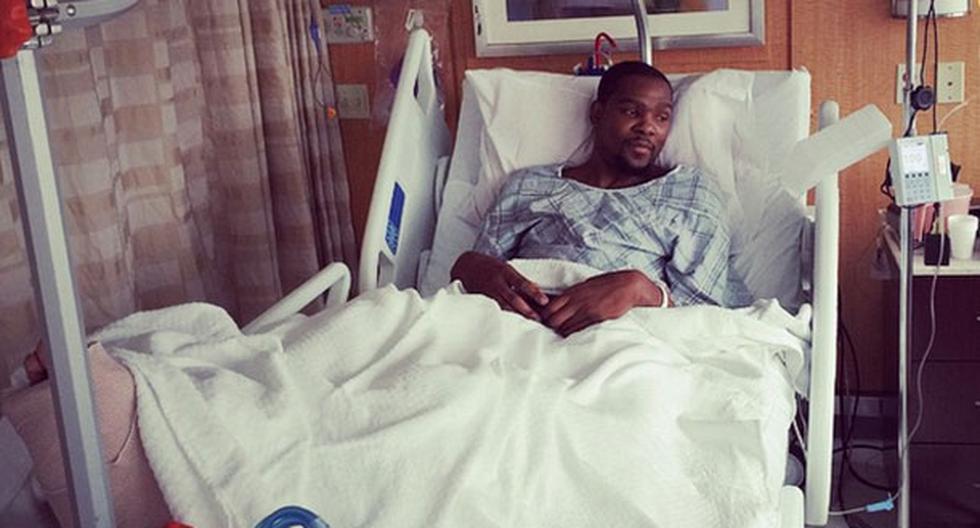 Kevin Durant fue operado con éxito y esperará entre 4 a 6 meses para volver a jugar. (Foto: Instagram)