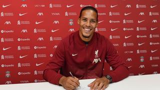 Virgil van Dijk renueva contrato con el Liverpool hasta la temporada 2025