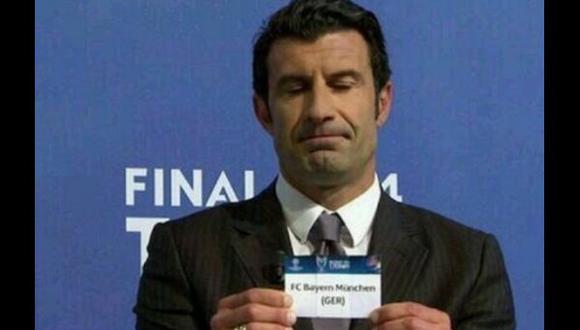 Así reaccionó Figo tras emparejar a 'su' Real Madrid con Bayern