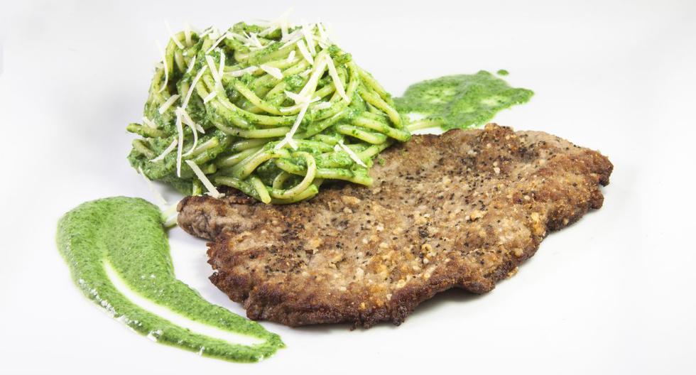 Green noodle recipe with steak