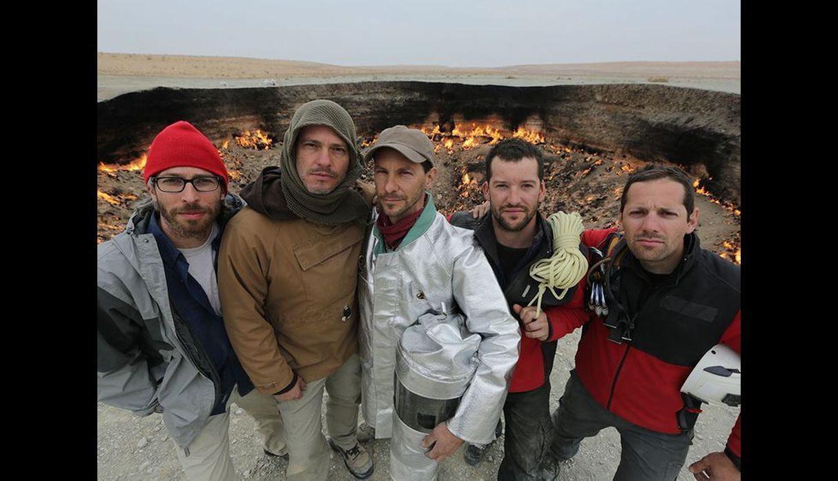 En 2013, el explorador canadiense George Kourounis se convirtió en la primera persona en descender al interior del cráter. (Foto: National Geographic)