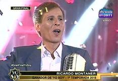 Yo Soy: Ricardo Montaner se alzó con el triunfo en la gran final