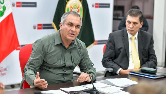 Ministro del Interior, Vicente Romero, indicó que el proyecto que crea una Policía de Orden tenía como objetivo mejorar la lucha contra la inseguridad ciudadana | Foto: Ministerio del Interior