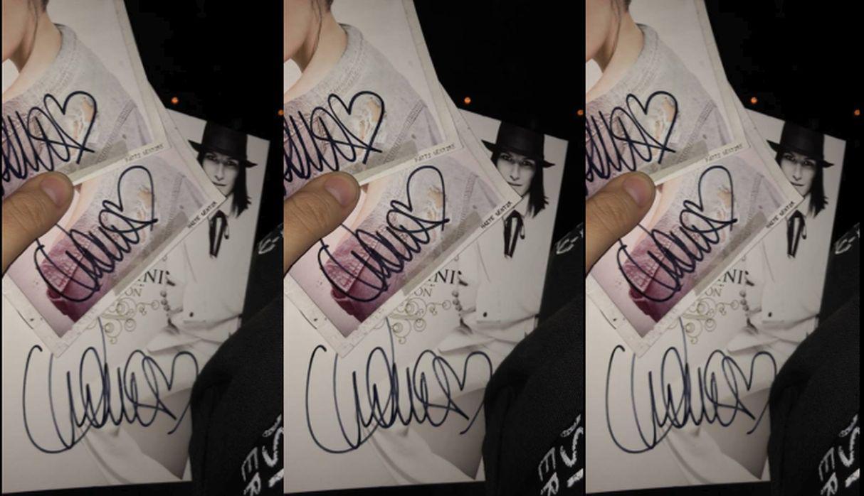 Los fans se fueron felices tras obtener el autógrafo de su ídolo. (Foto: Facebook Laura pausini PERÚ)