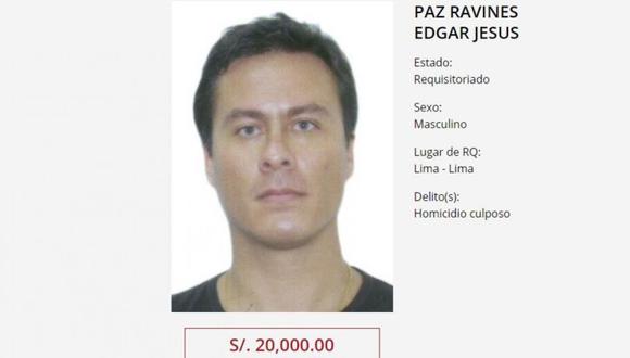 Edgar Paz Ravines fue detenido en México. (Ministerio del Interior)