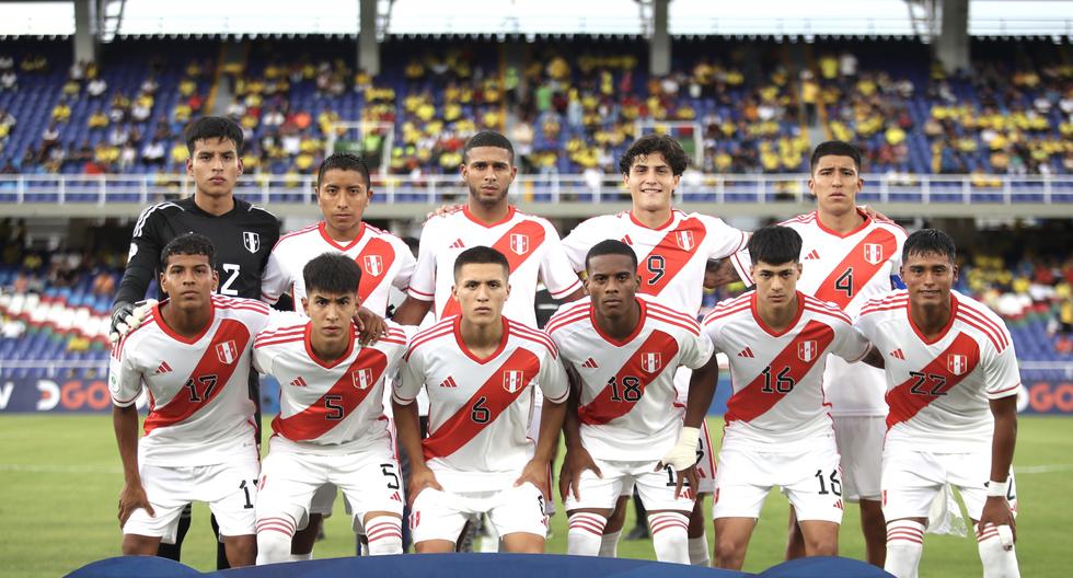 The UnoxUno of Peru vs.  Brazil in the South American Sub-20