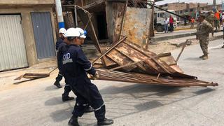 Tragedia en VES: “A partir del lunes empieza la movilización para la reconstrucción de las casas”, informó Mindef