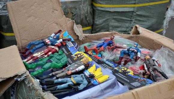 Sunat decomisó 12 toneladas de juguetes de contrabando