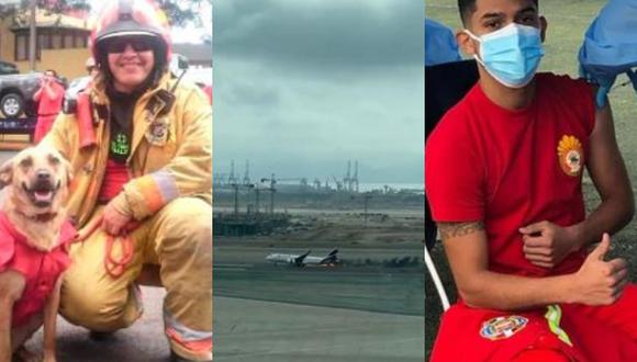 Avión de Latam sufrió accidente en aeropuerto Jorge Chávez tras impactar contra un camión de los bomberos. (Foto: Facebook)