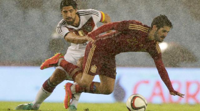 España vs. Alemania: teutones ganaron bajo intensa lluvia - 1