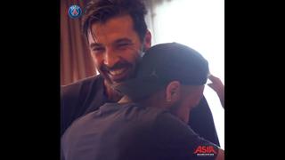 Facebook: Neymar y el emotivo encuentro conGianluigi Buffon en el PSG [VIDEO]