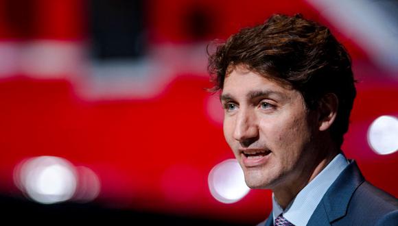 El primer ministro de Canadá, Justin Trudeau, ofrece una conferencia de prensa en Montreal, Quebec, el 15 de julio de 2021. (Andrej Ivanov / AFP).